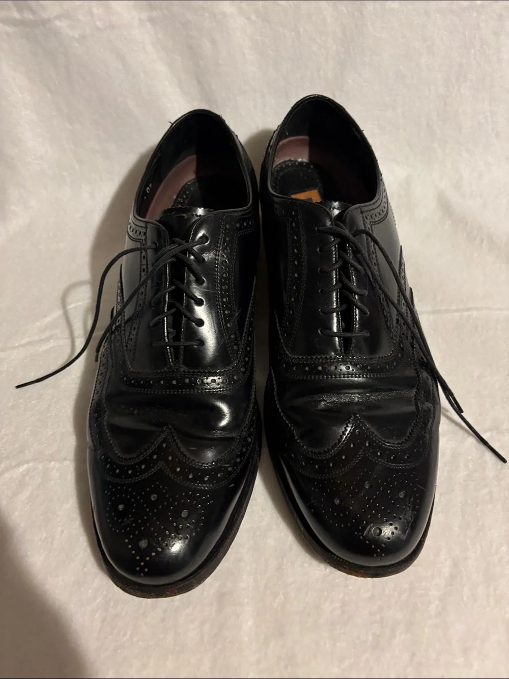 Florsheim Black Men's Wingtip Oxford Dress Shoes